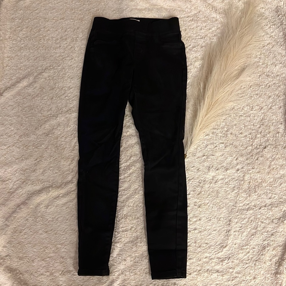 Black denim skinny jeans. Size 2. $5
